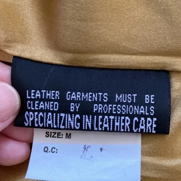 Whet‎ Blu Brown Leather Jacket EUC